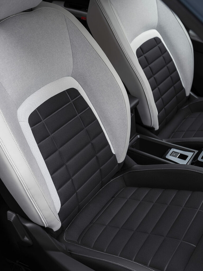 Détails des sièges moelleux et ergonomiques Citroën Advanced Comfort® de la Citroën ë-C3